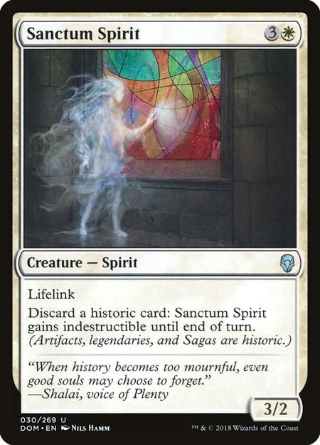 Sanctum Spirit - Dominaria Magic: The Gathering trading card