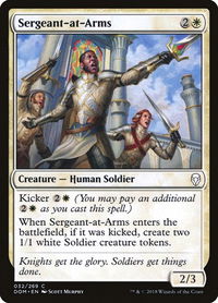 Sergeant-at-Arms - Dominaria (DOM) #32 - Common Magic: The Gathering Trading Card