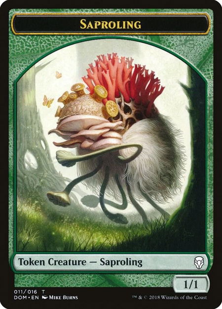 Saproling Token (011) - Dominaria Magic: The Gathering trading card