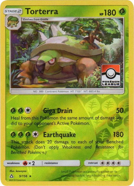 Torterra - 9/156 (Pokemon League) trading card from League & Championship Cards Torterra - 9/156 (Pokemon League) - League & Championship Cards Pokémon trading card
