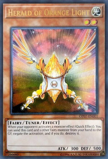 Herald of Orange Light (UTR) - OTS Tournament Pack 7 YuGiOh trading card