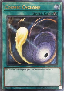 Cosmic Cyclone (UTR) - OTS Tournament Pack 7 (OP07) #OP07-EN003 - Ultimate Rare YuGiOh Trading Card