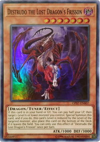Destrudo the Lost Dragon's Frisson - OTS Tournament Pack 7 (OP07) #OP07-EN007 - Super Rare YuGiOh Trading Card