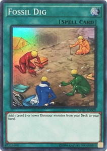 Fossil Dig - OTS Tournament Pack 7 (OP07) #OP07-EN009 - Super Rare YuGiOh Trading Card