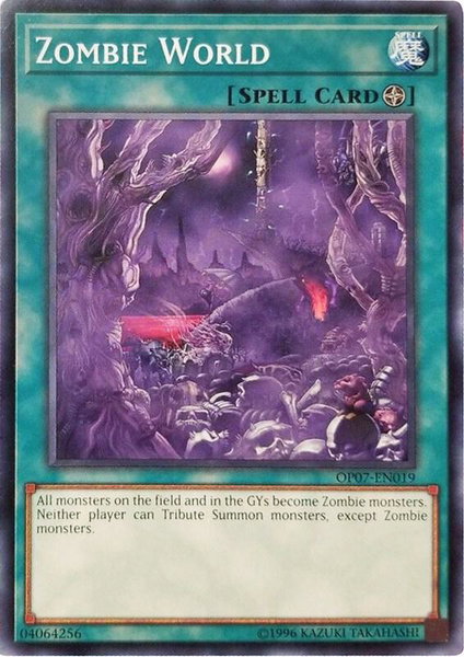 Zombie World trading card from OTS Tournament Pack 7 Zombie World - OTS Tournament Pack 7 YuGiOh trading card