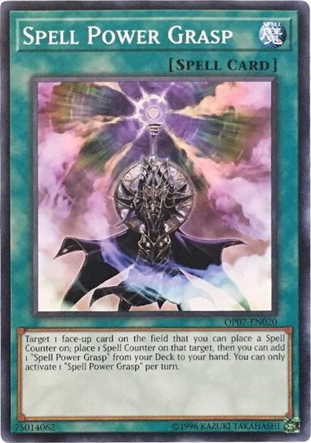 Spell Power Grasp - OTS Tournament Pack 7 YuGiOh trading card