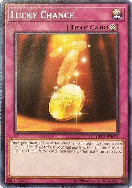 Lucky Chance trading card from OTS Tournament Pack 7 Lucky Chance - OTS Tournament Pack 7 YuGiOh trading card