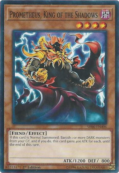 Prometheus, King of the Shadows trading card from Structure Deck: Lair of Darkness Prometheus, King of the Shadows - Structure Deck: Lair of Darkness YuGiOh trading card