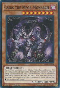 Caius the Mega Monarch - Structure Deck: Lair of Darkness (SR06) #SR06-EN008 - Common / Short Print YuGiOh Trading Card