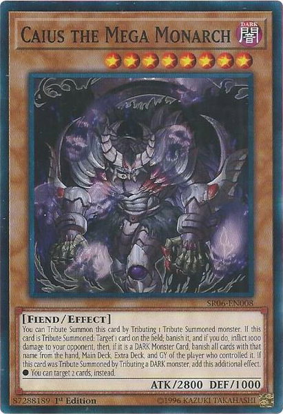 Caius the Mega Monarch - Structure Deck: Lair of Darkness YuGiOh trading card