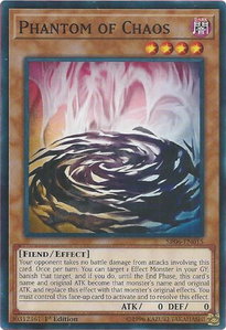 Phantom of Chaos - Structure Deck: Lair of Darkness (SR06) #SR06-EN015 - Common / Short Print YuGiOh Trading Card