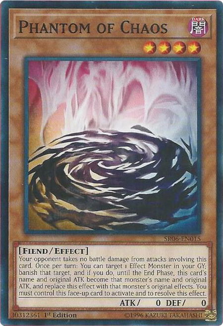 Phantom of Chaos - Structure Deck: Lair of Darkness YuGiOh trading card