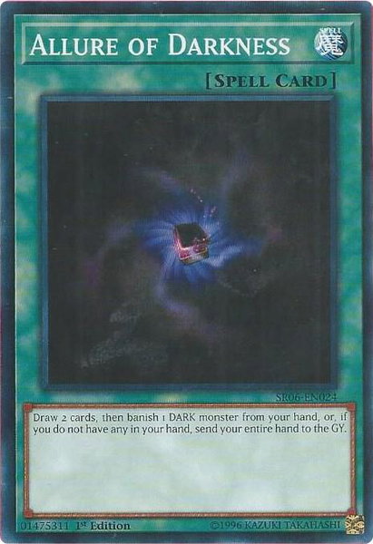 Allure of Darkness trading card from Structure Deck: Lair of Darkness Allure of Darkness - Structure Deck: Lair of Darkness YuGiOh trading card