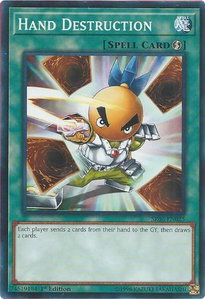 Hand Destruction - Structure Deck: Lair of Darkness (SR06) #SR06-EN025 - Common / Short Print YuGiOh Trading Card