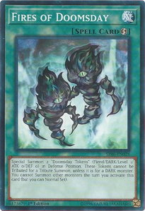 Fires of Doomsday - Structure Deck: Lair of Darkness (SR06) #SR06-EN028 - Common / Short Print YuGiOh Trading Card