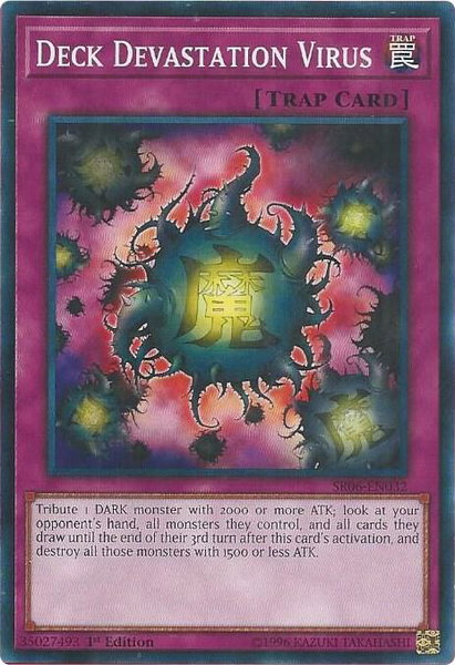 Deck Devastation Virus - Structure Deck: Lair of Darkness YuGiOh trading card