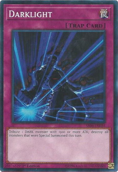 Darklight trading card from Structure Deck: Lair of Darkness Darklight - Structure Deck: Lair of Darkness YuGiOh trading card