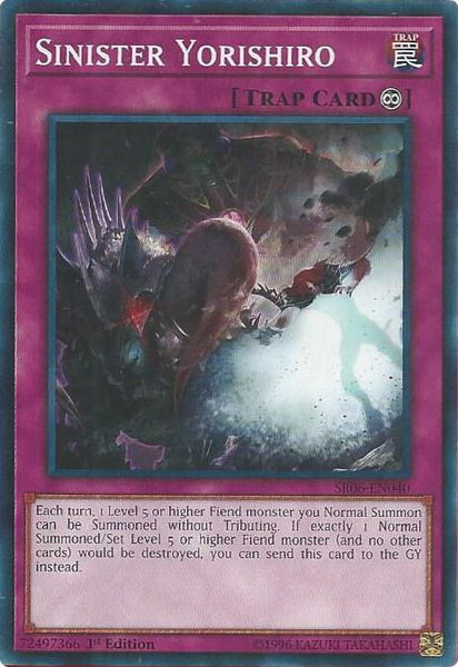 Sinister Yorishiro trading card from Structure Deck: Lair of Darkness Sinister Yorishiro - Structure Deck: Lair of Darkness YuGiOh trading card