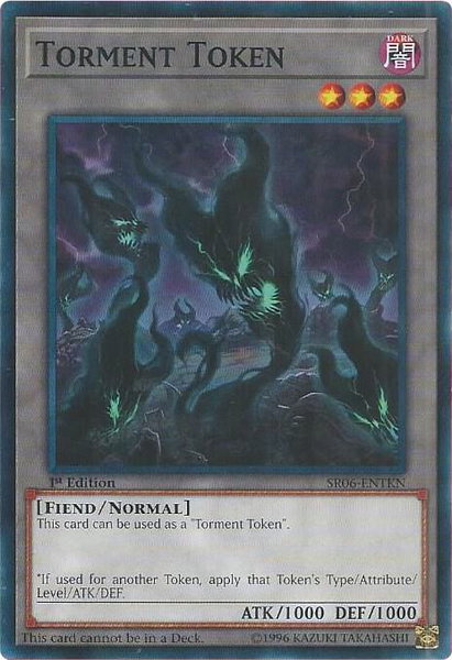 Torment Token trading card from Structure Deck: Lair of Darkness Torment Token - Structure Deck: Lair of Darkness YuGiOh trading card