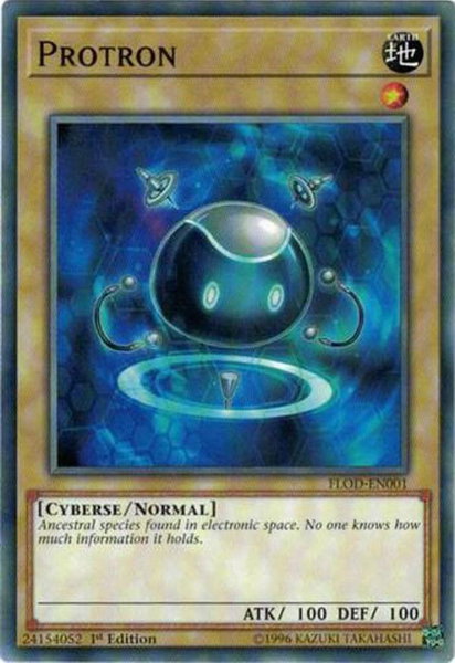 Protron trading card from Flames of Destruction Protron - Flames of Destruction YuGiOh trading card