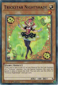 Trickstar Nightshade - Flames of Destruction (FLOD) #FLOD-EN006 - Common / Short Print YuGiOh Trading Card