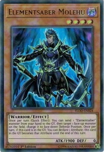 Elementsaber Molehu - Flames of Destruction (FLOD) #FLOD-EN024 - Ultra Rare YuGiOh Trading Card