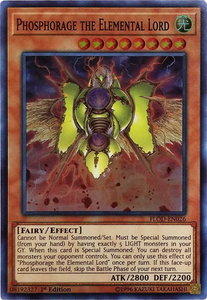 Phosphorage the Elemental Lord - Flames of Destruction (FLOD) #FLOD-EN026 - Super Rare YuGiOh Trading Card