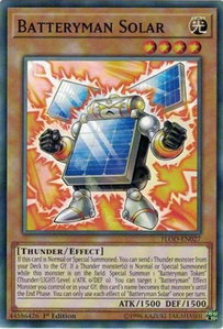 Batteryman Solar - Flames of Destruction (FLOD) #FLOD-EN027 - Common / Short Print YuGiOh Trading Card