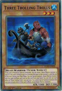 Three Trolling Trolls - Flames of Destruction (FLOD) #FLOD-EN030 - Common / Short Print YuGiOh Trading Card