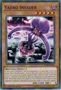 Yajiro Invader - Flames of Destruction (FLOD) #FLOD-EN031 - Common / Short Print YuGiOh Trading Card