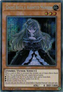 Ghost Belle & Haunted Mansion - Flames of Destruction (FLOD) #FLOD-EN033 - Secret Rare YuGiOh Trading Card