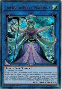 Trickstar Bella Madonna - Flames of Destruction (FLOD) #FLOD-EN038 - Ultra Rare YuGiOh Trading Card