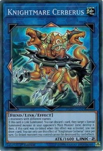 Knightmare Cerberus - Flames of Destruction (FLOD) #FLOD-EN045 - Super Rare YuGiOh Trading Card