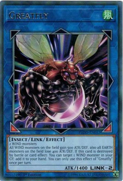 Greatfly - Flames of Destruction YuGiOh trading card