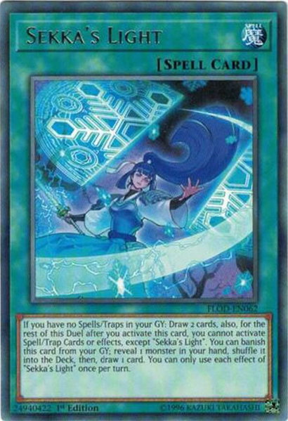 Sekka's Light - Flames of Destruction YuGiOh trading card