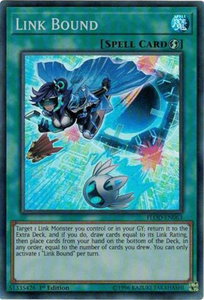 Link Bound - Flames of Destruction (FLOD) #FLOD-EN063 - Super Rare YuGiOh Trading Card