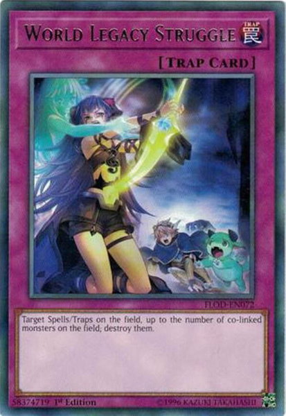 World Legacy Struggle - Flames of Destruction YuGiOh trading card