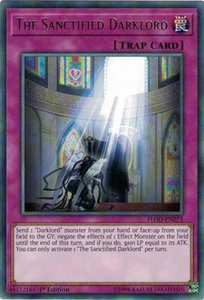 The Sanctified Darklord - Flames of Destruction (FLOD) #FLOD-EN075 - Rare YuGiOh Trading Card