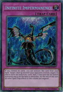 Infinite Impermanence - Flames of Destruction (FLOD) #FLOD-EN077 - Secret Rare YuGiOh Trading Card