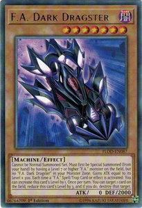 F.A. Dark Dragster - Flames of Destruction (FLOD) #FLOD-EN087 - Rare YuGiOh Trading Card