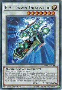 F.A. Dawn Dragster - Flames of Destruction (FLOD) #FLOD-EN088 - Rare YuGiOh Trading Card