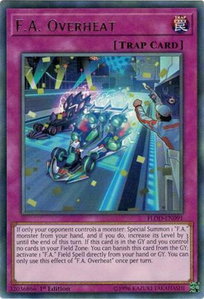 F.A. Overheat - Flames of Destruction (FLOD) #FLOD-EN091 - Rare YuGiOh Trading Card