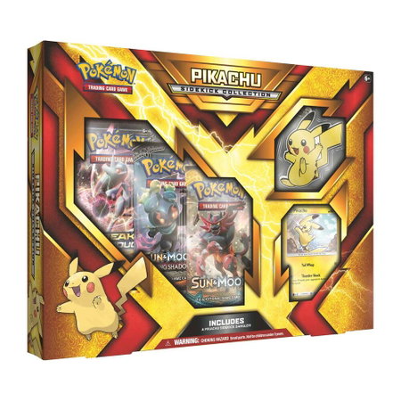 Pikachu Sidekick Collection trading card from SM - Crimson Invasion Pikachu Sidekick Collection - SM - Crimson Invasion Pokémon trading card