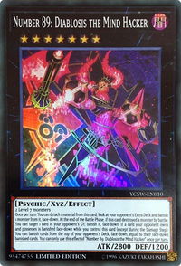 Number 89: Diablosis the Mind Hacker - Yu-Gi-Oh! Championship Series Prize Cards (YCSW) #YCSW-EN010 - Super Rare YuGiOh Trading Card