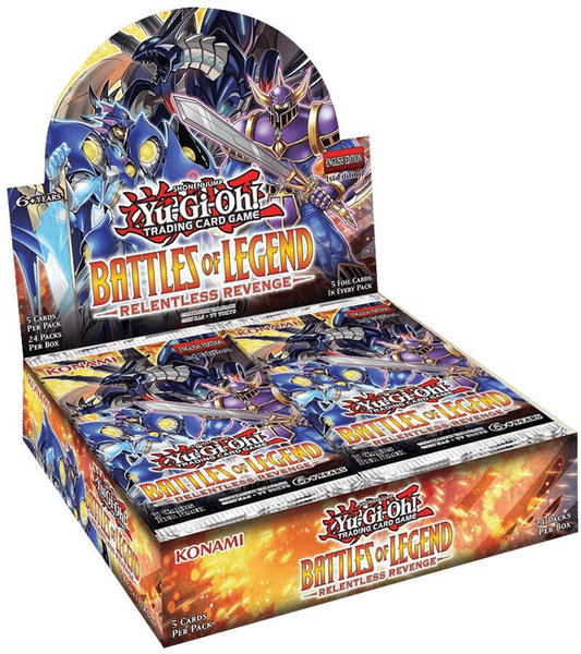 Battles of Legend: Relentless Revenge - Booster Box trading card from Battles of Legend: Relentless Revenge Battles of Legend: Relentless Revenge - Booster Box - Battles of Legend: Relentless Revenge YuGiOh trading card