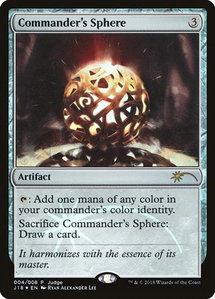 Commander's Sphere - Judge Promos (JDG) #4 - Promo Magic: The Gathering Trading Card