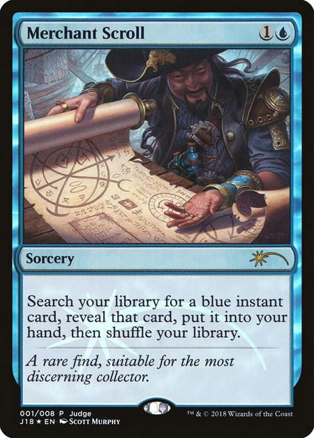 Merchant Scroll - Judge Promos Magic: The Gathering trading card