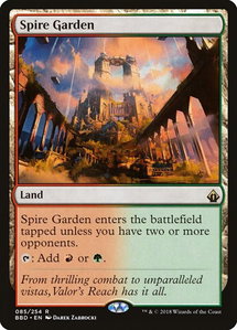 Spire Garden - Battlebond (BBD) #85 - Rare Magic: The Gathering Trading Card