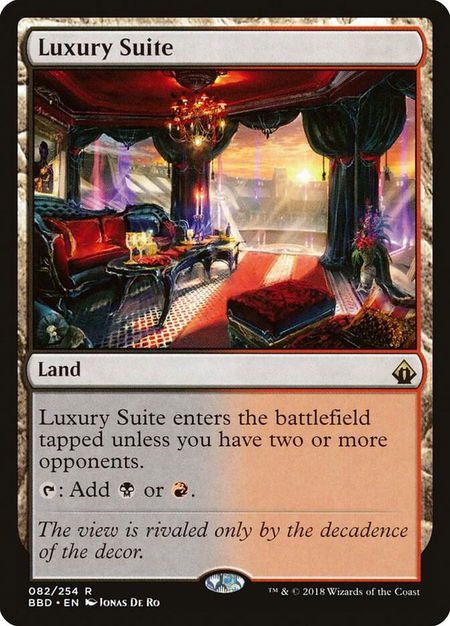 Luxury Suite - Battlebond Magic: The Gathering trading card