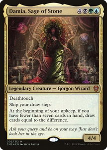 Damia, Sage of Stone - Commander Anthology Volume II (CM2) #2 - Mythic Rare Magic: The Gathering Trading Card